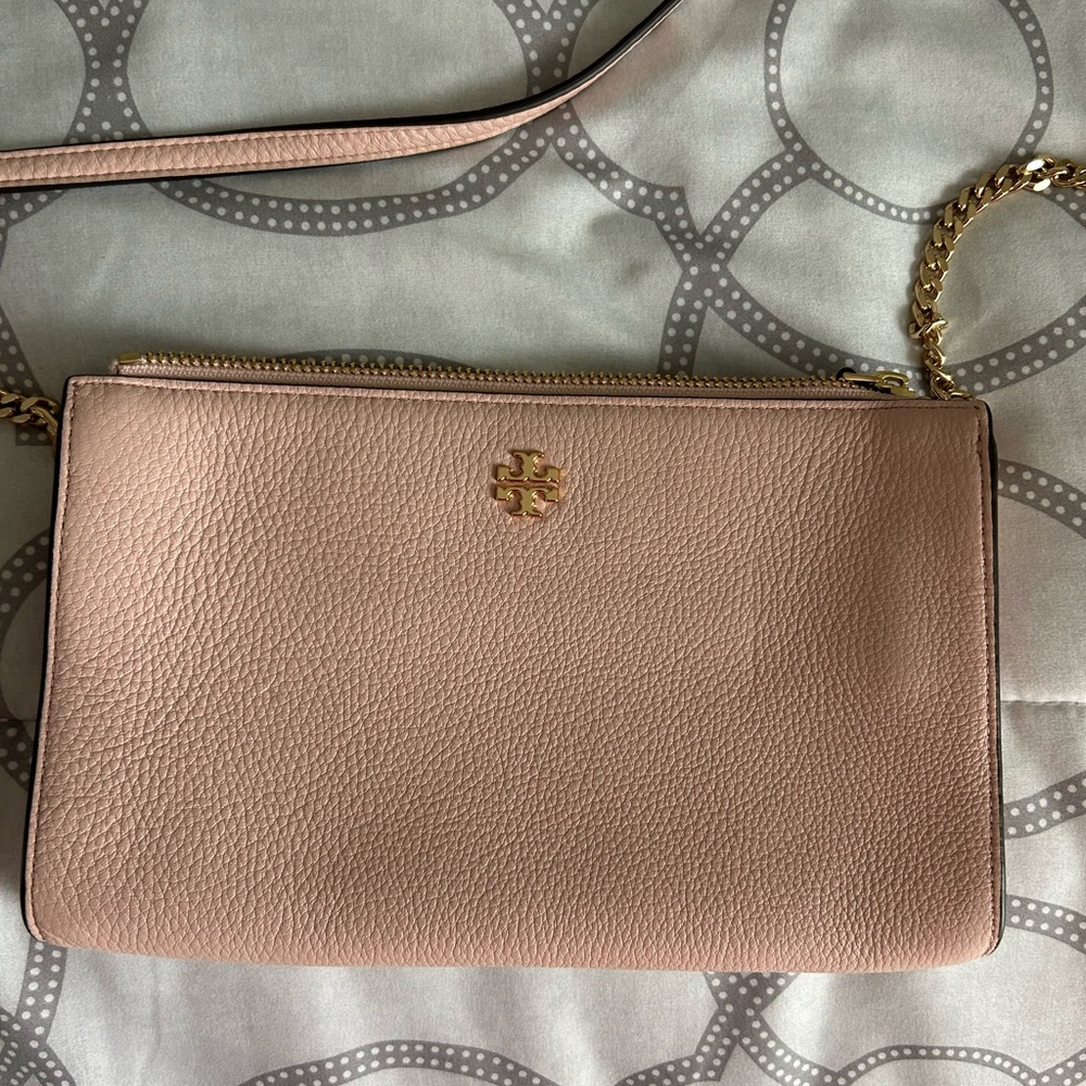 Tory Burch Pink Leather Crossbody Bag